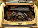 Squirrels Stash Walnuts in 1974 Porsche 911 Targa in Switzerland