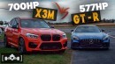 Tuned BMW X3 M Competition vs. Mercedes-AMG GT-R Track Day