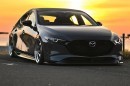 Stanced 2020 Mazda3 Exists, Breathing Intensifies