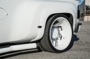 Stanced 6-Wheel Chevy Silverado Rides on Forgiato Dually Wheels