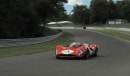 Ferrari 330 P4 on the track