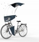 The SoftTop is an umbrella for your e-bike, so that you never have to stop riding on account of the weather