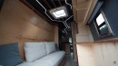 Stealthy Camper Van Cost Just $10K To Convert, Boasts Genius Layout and High-End Features