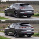Alfa Romeo Stelvio & Audi Q3 & VW Tiguan CGIs