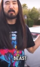 Steve Aoki takes delivery of his Cybertruck and is absolutely giddy about it