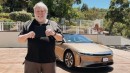 Steve Wozniak received his Lucid Air after bashing Tesla for phantom braking and Autopilot