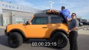 Lifted 2022 Ford Bronco Badlands 2-Door on 37s with manual transmission