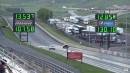 Ford Mustang GT vs Chevy Camaro LT1 drag race on Wheels