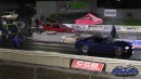 Stick Shift Roush Supercharged Ford Mustang drags turbo Honda Civic on DRACS