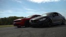 Stock Dodge Challenger Hellcat Drag Races Tuned F82 BMW M4