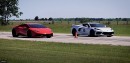 Lamborghini Huracan vs C8 Corvette
