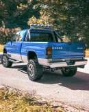 BR/BE Dodge Ram pickup truck SnowRunner rendering by adry53customs