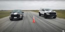Stock RAM TRX Vs supercharged standard-cab Ford F-150 with Hennessey Venom 775 package