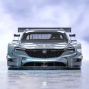 Buick Enclave DTM Racer rendering by hugosilvadesigns