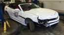 Crashed Chevrolet Camaro SS Convertible (2015 Indy 500 special edition)