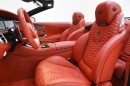 Stormtrooper S63 Cabriolet Tuned by Brabus Has Bloody Interior