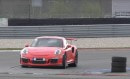 Straight-Piped Porsche 911 GT3 RS on the track