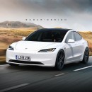 Tesla Model 3 Project Highland CGI facelift by sugardesign_1