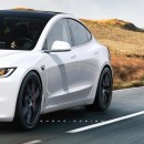 Tesla Model 3 Project Highland CGI facelift by sugardesign_1