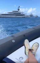 Alec Monopoly on Bernie Ecclestone's Yacht Force Blue