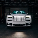 Custom Rolls-Royce Cullinan Arctic White over Tiffany Blue by RDB LA