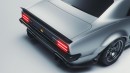 Pontiac Firebird ZL1 restomod rendering by johnrendering