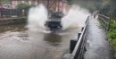 Flooded ford crossing mayhem