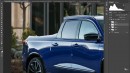 Acura MDX Premium Unibody Pickup Truck Ridgeline-based rendering by Theottle