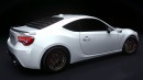 Subaru BRZ Rendered With Ford Mustang Louvers by Alexander Juarez
