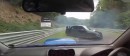 Subaru Impreza WRX STI crew Nurburgring near-crash