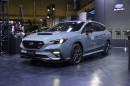 Subaru unveils the limited-edition Levorg STI Sport # at the 2023 Tokyo Auto Salon