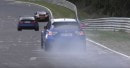 Subaru Impreza WRX Catches Fire on Nurburgring