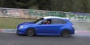 Subaru Impreza WRX Catches Fire on Nurburgring