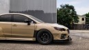 Subaru WRX STI With CCC Widebody Kit Shows Awesome Desert Spec