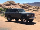 1990 Toyota Land Cruiser FJ62 with supercharged 6.2-liter LSA for sale on Bring a Trailer