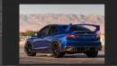 2022 Subaru WRX redesign STI inspiration rendering by TheSketchMonkey