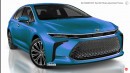 2025 Toyota Corolla rendering by Halo oto