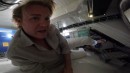 Nico Rosnerg in the Sunreef 80 Eco Sailing Yacht Technical spaces