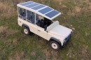 Custom Land Rover Defender with solar-powered roof by Sunreef Yachts