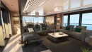 50M Ocean Yacht Interior Lounge