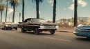 Cars, planes and bicycles in the Pepsi Super Bowl LVI ad