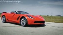 Hennessey Performance supercharged C7 Chevrolet Corvette Z06 HPE850 on the track