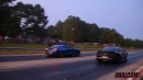 Chevrolet Camaro ZL1 vs S-10 vs Ford Mustang drag race on Jmalcom2004