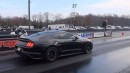 Supercharged Ford Mustang GT Drag Races Suzuki Hayabusa