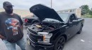 Supercharged Ford F-150 Sleeper Races Boosted Mustang GT