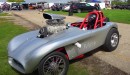 Supercharged Vintage Kit Car Drag Racer Side View