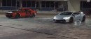 Supercharged Lamborghini Huracan Drag Races Dodge Demon