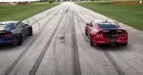 Mustang GT350 Races Mustang GT500