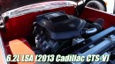 1959 Cadillac CTS-V drag racing 2021 Dodge Challenger TA 392 Widebody