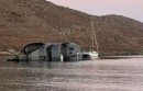 Superyacht 007 capsizes after running aground off the coast of Greece